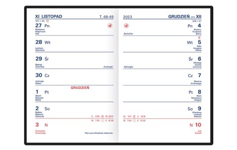 Kalendarz TIK IMPRESS kieszonkowy 2023 (K1) TELEGRAPH
