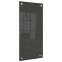 Mała podłużna szklana tablica suchościeralna Nobo Home 300x600mm, czarna 1915609