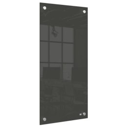 Mała podłużna szklana tablica suchościeralna Nobo Home 300x600mm, czarna 1915609