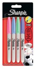 Markery permanentny SHARPIE FINE PASTEL 4szt.-zestaw 2065402