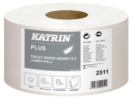 Papier toaletowy, duże rolki KATRIN PLUS Gigant S 2, 2511, opakowanie: 12 rolek
