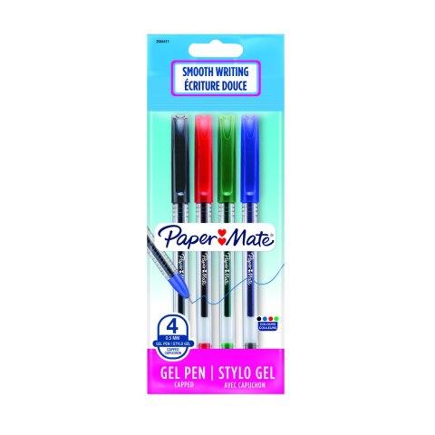 Pióro żelowe JIFFY mix kolorów etui 4 szt. PAPER MATE 2084411