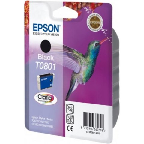 Tusz EPSON T0801 (C13T08014010) czarny 250str Stylus Photo R265/360/RX560 (X)