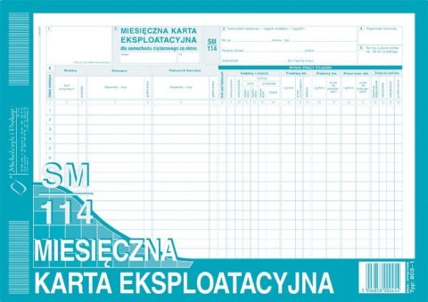 803-1 Miesięczna kart.eksplat* MKE MICHALCZYK I PROK (X)