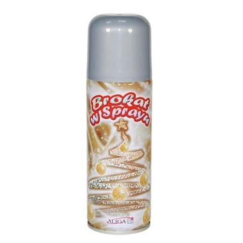 Brokat w sprayu GS-150SR 250ml srebrny ALIGA