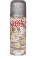 Brokat w sprayu GS-150SR 250ml srebrny ALIGA