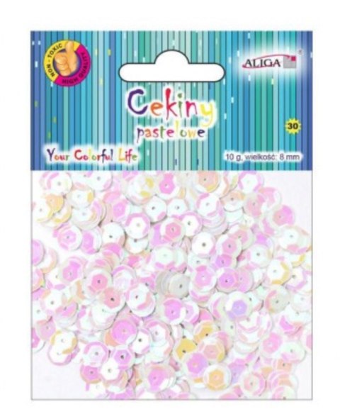 Cekiny pastel.WMT-109(36)-8mm/10g. ALIGA