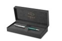 Długopis SAND BLASTED METAL GREEN PARKER 2169365, giftbox