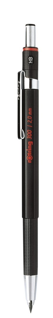 Ołówek automatyczny ROTRING 300 2,00mm, czarny, 1904729