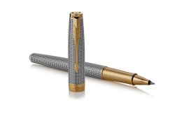 ___ Pióro kulkowe SONNET PREMIUM CHISELLED SILVER GT PARKER 1931491, giftbox