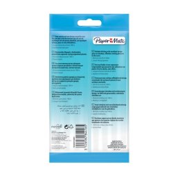 Długopis ze skuwką Paper Mate 045 fine (0,7 mm) mix kolorów, blister 8szt 2084416