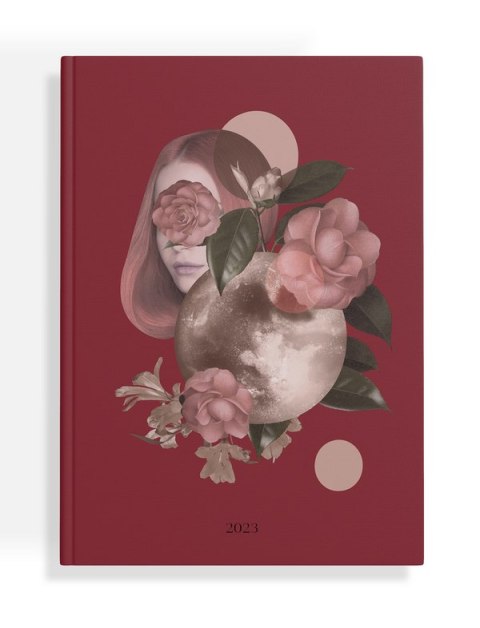 Kalendarz Top 2000 Universal 2023 A5 dzienny damski 400165180