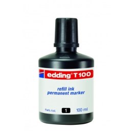 Tusz do markerów pernamentnych 100ml.czarny EDDING T100/001/C (X)