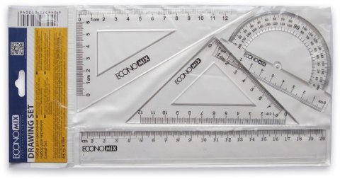 Zestaw geometryczny średni(ekier.2szt.,lini.20cm,kąt.) 0441-0002-99