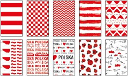 Blok z motywami POLSKA, 80g/m2, A4, 10 ark, 10 motyw, Happy Color HA 3808 2030-PL