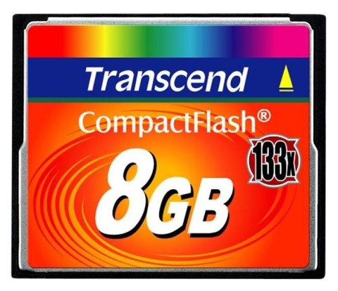 Pamięć CF TRANSCEND 8GB TS8GCF133