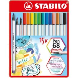 STABILO PEN68 etui metalowe 15 szt 6815-6 (X)