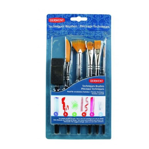 ZESTAW PĘDZLI TECHNIQUES 6 SZT BLISTER 2302003