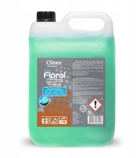 CLINEX Płyn do mycia podłóg Ocean 5L CL77891 uniwersalny