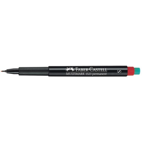 Foliopis z gumką OHP MULTIMARK S 0.4 czerwony FABER-CASTELL