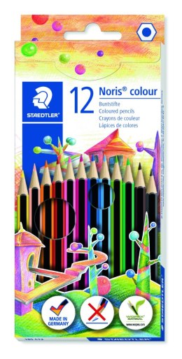 Kredki Noris colour, sześciokątne, 12 kol., Staedtler S 185 C12