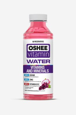Napój OSHEE Vitamin Water witaminy i minerały o smaku czerwonych winogron 555 ml