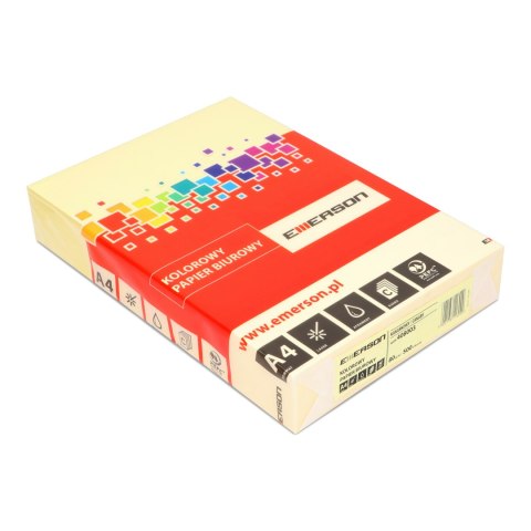 Papier xero A4 80g kanarkowy xem408003 EMERSON