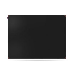 Tablica kredowa magnetyczna MemoBe idea EDGE ALL BLACK, powierzchnia czarna, rama aluminiowa czarna, 120x90 cm MITK120090.08.61.