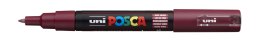 Marker z tuszem pigmentowym PC-1M ciemno-czerwony POSCA UNPC1M/DCCE