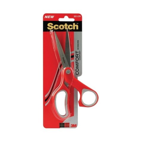 Nożyczki biurowe Scotch Comfort Czerwone 20cm
