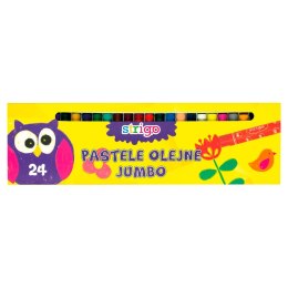 Pastele olejne JUMBO 12 kolory STRIGO SSC030