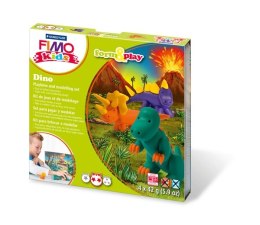 Zestaw FIMO Kids Form&Play, Dinozaury, 4 x 42g + akcesoria, Staedtler S 8034 07