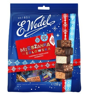 Cukierki WEDEL MIESZANKA WEDLOWSKA CLASSIC 230g MOTYW ŚWIĄTECZNY