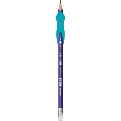 Ołówek z gumką Kidy Learn HB + ergonomiczna nakładka na ołówek Maped 853502