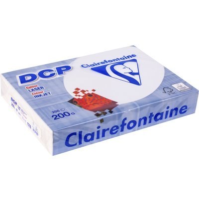 Papier xero satynowy A4/200g DCP biały 1807 250a Clairefontaine