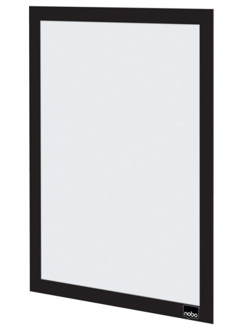 Samoprzylepna, magnetyczna ramka Nobo na plakat (2 szt.), A4, czarna