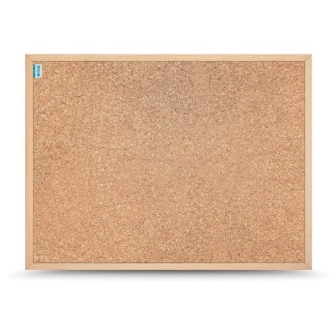 Tablica korkowa MEMOBE SMART, rama drewniana, 150x100 cm