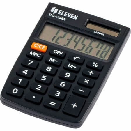 Eleven kalkulator kieszonkowy SLD100NR 8 cyfr czarny