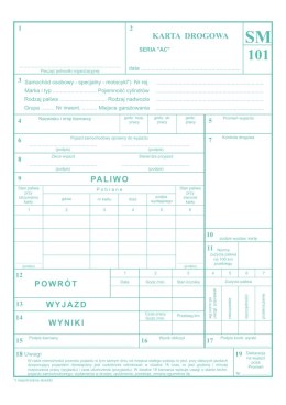Karta drogowa A5, 80 kartek offset, 10-802-3 DOTTS