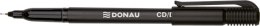 Marker DVD/CD czarny DONAU 7374001PL-01