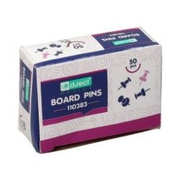 Pinezki tablicowe D.RECT 50szt. 110383