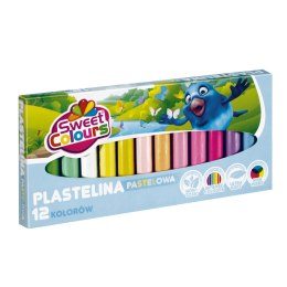 Plastelina 12 kolorów pastelowa KOMA
