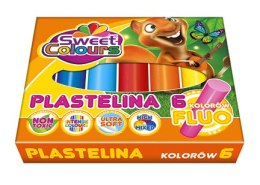 Plastelina 6kol.fluor KOMA