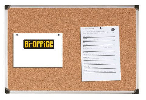 Tablica korkowa 60*45 alum. GCA021170 BI-OFFICE