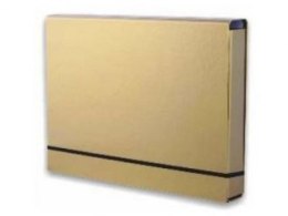 Teczka-BOX A4 Lux na gumkę 4.5cm złota TT6759 (X)