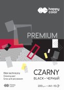 Blok techniczny PREMIUM czarny A4 220g HA 3722 2030-9