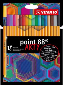 Cienkopis POINT 8818/1-20 etui ARTY