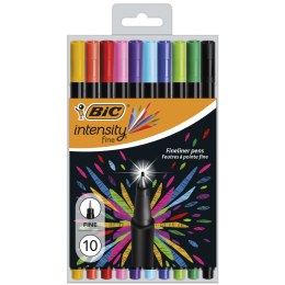 Flamastry BIC Intensity Fine mix AST+FUN Etui 10szt, 953034