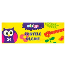 Pastele olejne 24 kolorów STRIGO SSC028