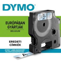 Taśma DYMO D1 - 12 mm x 7 m, czarny / przezroczysty S0720500 do drukarek etykiet